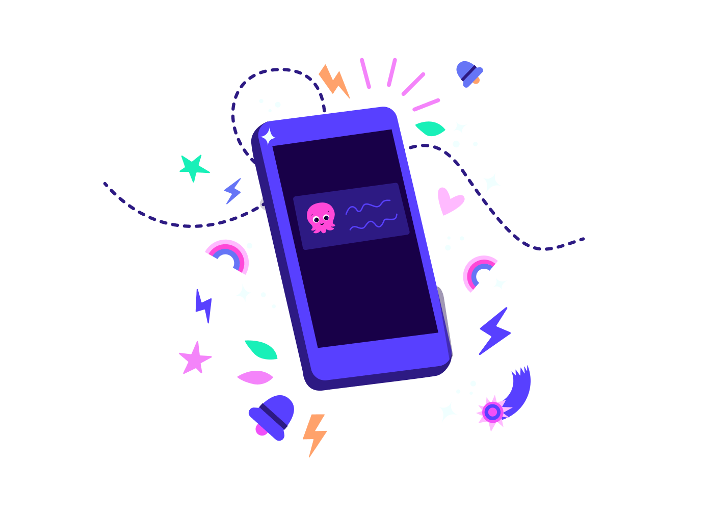 smart phone showing a notification from Octopus